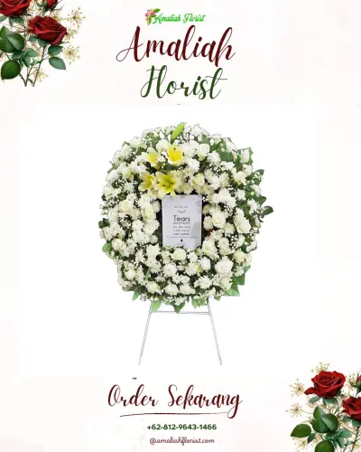 Krans Bunga Duka Cita di Cibadung
